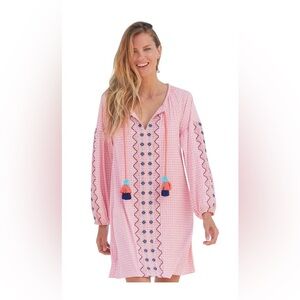 NWT Cabana Life St Barts Coverluxe Tassel Tunic Coverup Size Large